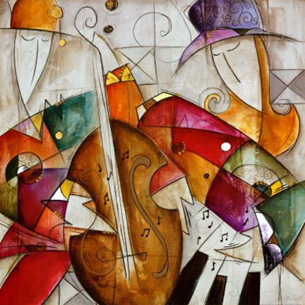 Framed Jam Session II  / Full Bleed Print