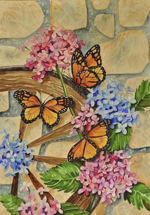 Framed Malachite Butterflies Print