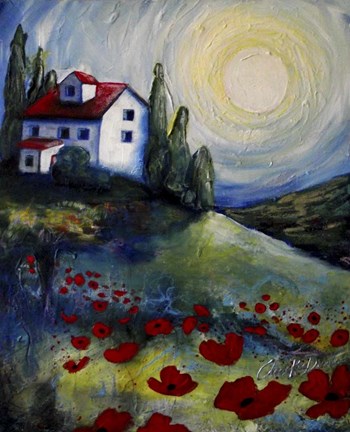 Framed Summer House Print