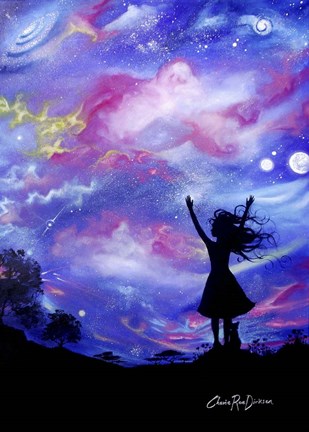 Framed Cosmic Celebration Print