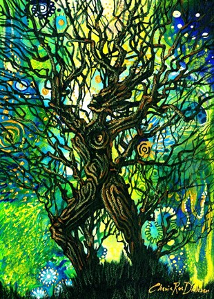Framed Tree Of Life - Primordial Soup Print