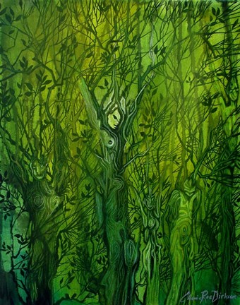 Framed Keepers of the Wood Print