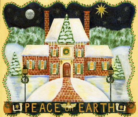 Framed Peace on Earth Lang Print