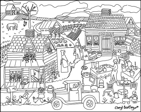 Framed Tag Sale Print