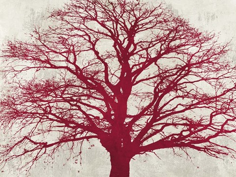 Framed Purple Oak Print