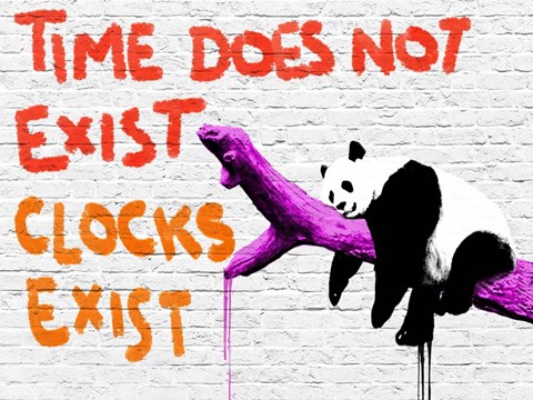 Framed Time does not Exist Print