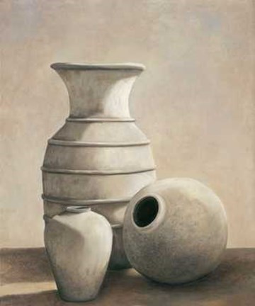 Framed Vasi Bianchi Print