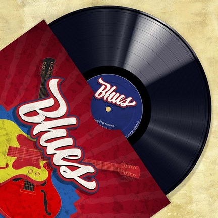 Framed Vinyl Club, Blues Print