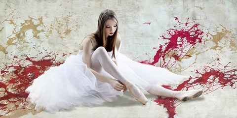 Framed Ballet Dancer Print