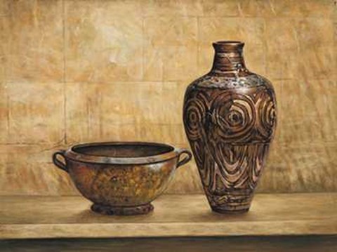 Framed Andre Mazo - Collezione Etnica I Size 31.5x23.75 Print