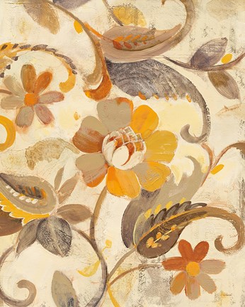 Framed Autumn Garden III Light Print