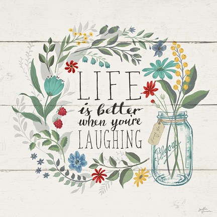 Framed Blooming Thoughts I Print