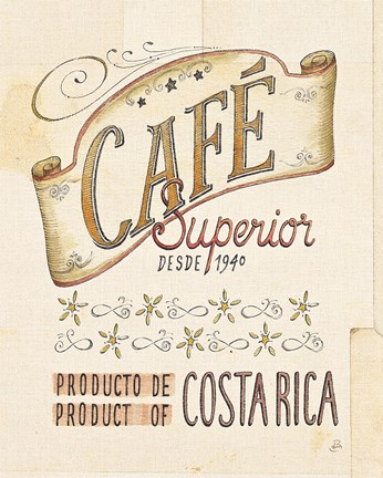 Framed Authentic Coffee VIII Print