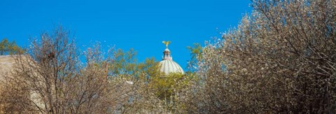 Framed Dome of a government building, Old Mississippi State Capitol, Jackson, Mississippi Print