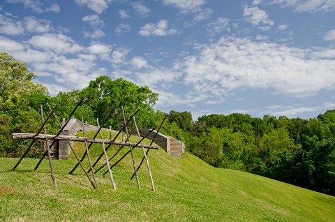 Framed Battlefield bunker, Vicksburg National Military Park, Mississippi Print