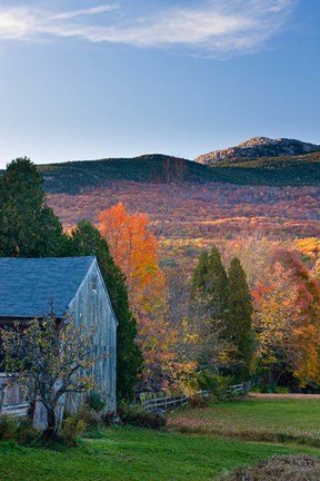 Framed Mt Monadnock, Jaffrey, New Hampshire Print