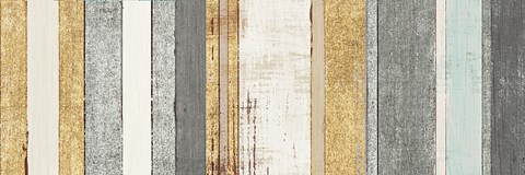 Framed Beachscape VIII Gold Neutral Print