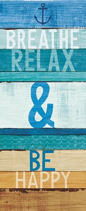 Framed Beachscape Inspiration I Print