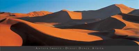 Framed Anonymous - Desert Dune Size 54.5x19 Print