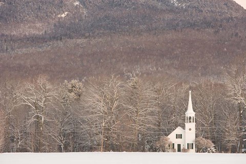 Framed Wonalancet Union Chapel, White Mountains, New Hampshire Print
