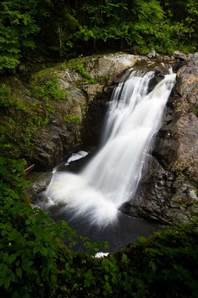 Framed Garfield Waterfalls Pittsburg New Hampshire Print