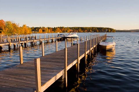 Framed Lake Winnipesauke, Wolfeboro, New Hampshire Print