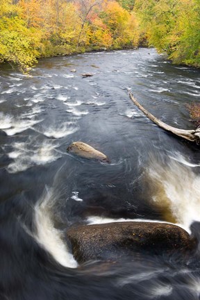 Framed Ashuelot River, New Hampshire Print