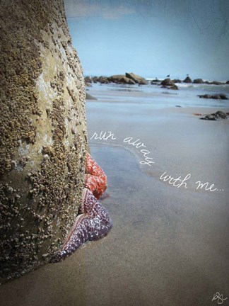 Framed Run Away With Me Print