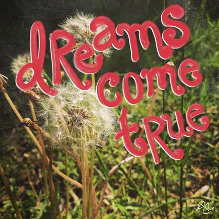 Framed Dreams Come True Print