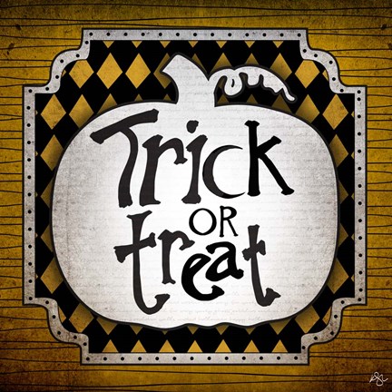 Framed Trick or Treat Print