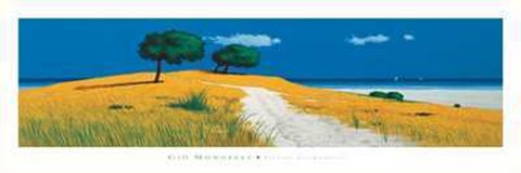 Framed Gio Mondelli - Piccolo Promontorio Size 54.5x18.25 Print