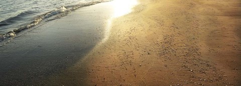 Framed Sand on the Beach, Liberia, Guanacaste, Costa Rica Print