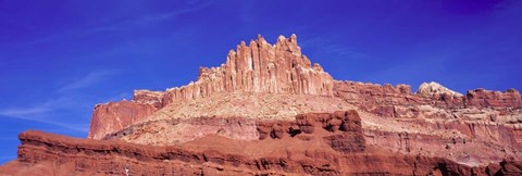 Framed Blue Sky over Rock Formations, Capitol Reef National Park, Utah Print