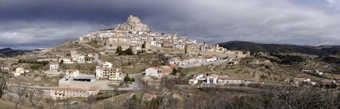 Framed Morella, Spain Print