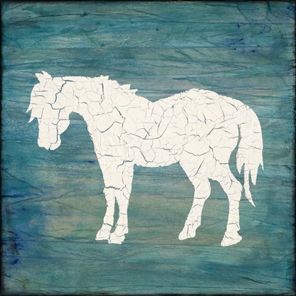 Framed Farm Horse Print