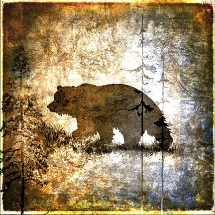 Framed High Country Bear Print