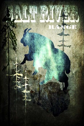 Framed Wind River III Print