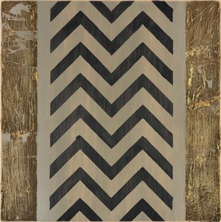 Framed Black N&#39; Gold II Print