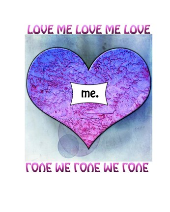 Framed Love Me Print
