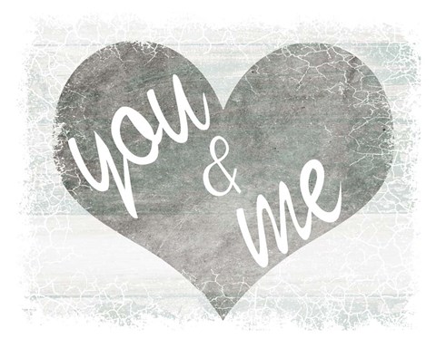Framed You And Me Print