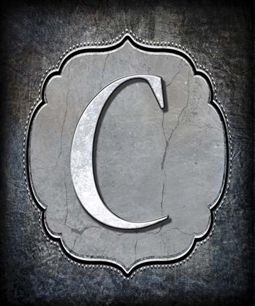 Framed Letter C Print