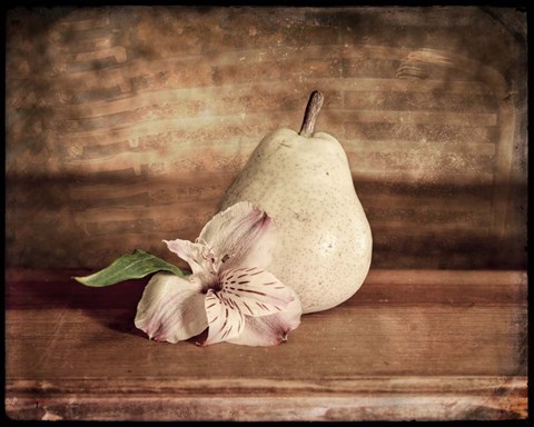 Framed Kitchen Pear 2 Print