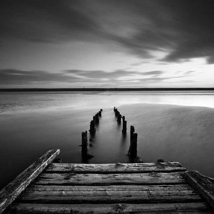 Framed Dorset Jetty Print