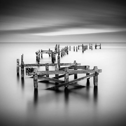 Framed Swanage Remains Print