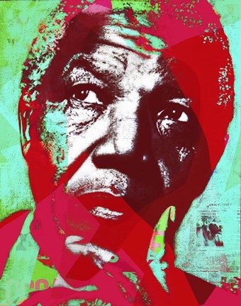 Framed Nelsson Mandela Print
