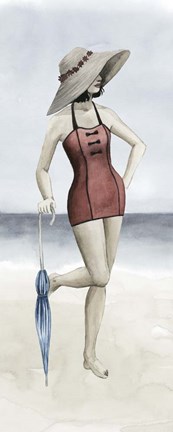 Framed Beach Beauty I Print