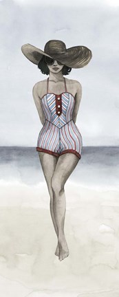 Framed Beach Beauty III Print