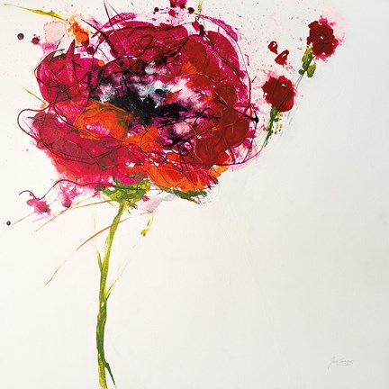 Framed Poppy Master on White Print
