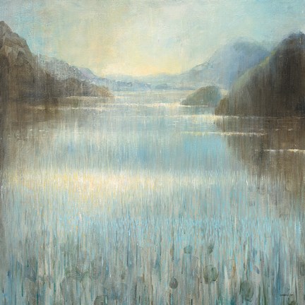 Framed Through the Mist Square Print