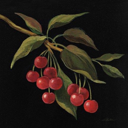 Framed Cerise no Words Print